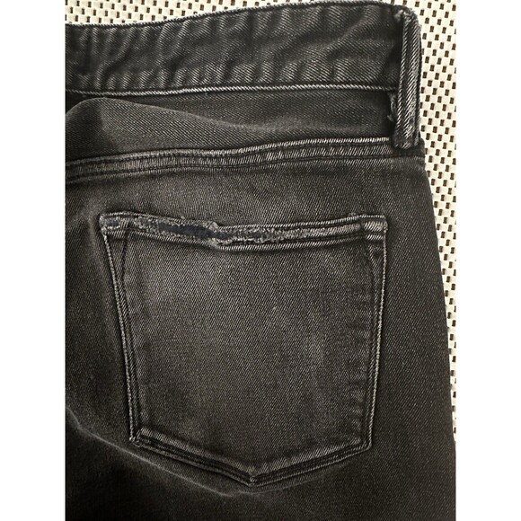 Buck Mason Jeans Buck Mason Slim Straight Distressed Black Stretch